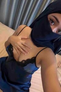 KL Escort Girl Woman in niqab and lingerie. Malaysia Sex Call Girl
